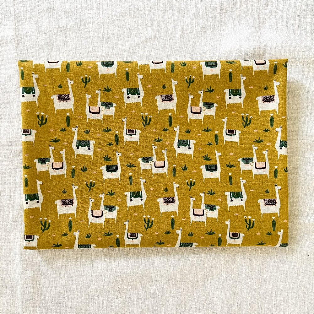 1.3 yd - Cloud 9 - Faraway Places - Llama Life - Fabric